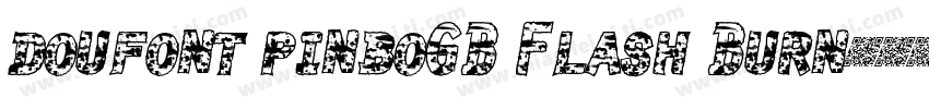 doufont pinboGB Flash Burn字体转换
